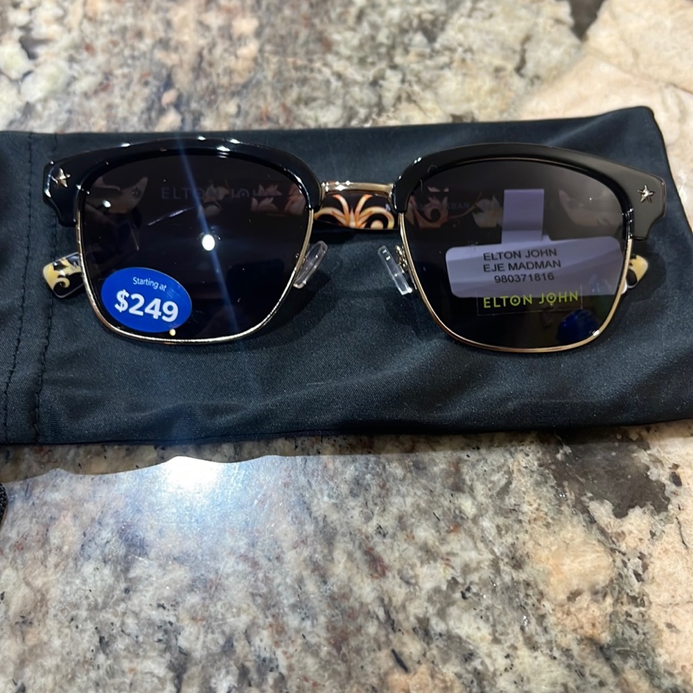 Elton John Madman sunglasses. NWT